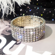 Shangjie OEM Pulsera Bracelets Bangles Eco-Friendly Silver Bracelet Bangles Cubic Zirconia Crystal Tennis Bracelet